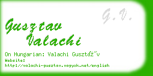 gusztav valachi business card